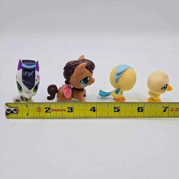 Littlest Pet Shop LPS Lot Zebra #2856 Horse #2257 Canary #2519 Duck #199 2005 - Picture 6 of 9